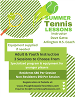 Tennis Lessons Adults & Children