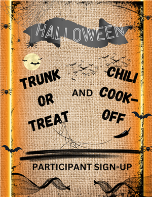 Halloween Participant Sign-up